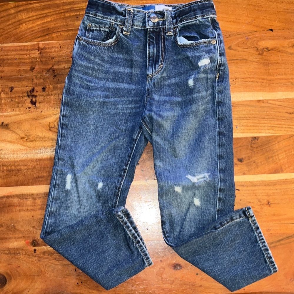 Old Navy boys Straight Blue Jeans 4T